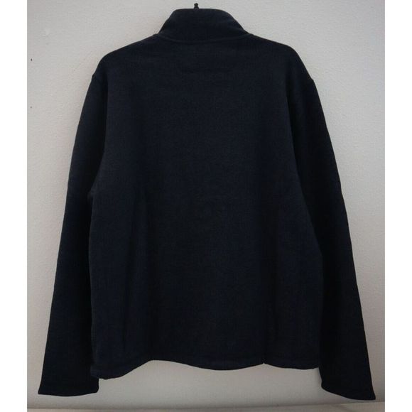 Polo Ralph Lauren Men's Sz L Navy Heather L/S Full Zip Fleece Jacket $168 - Picture 2 of 12